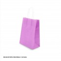 Sacchetto di carta 22x18x8cm viola