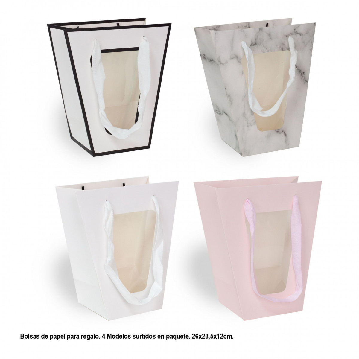 Borsa finestra trapezio 4 modelli grande