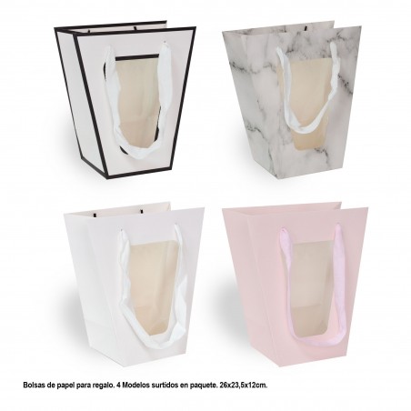 Borsa finestra trapezio 4 modelli grande