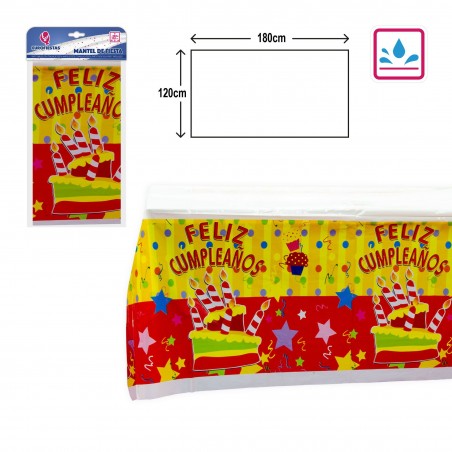 Tovaglia per feste 1 2x1 8m candele