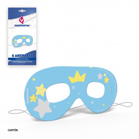 Mascherina piccola collezione buon compleanno blu