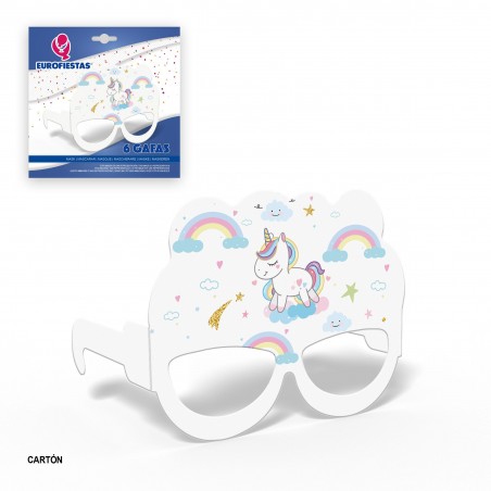 Maschera di cartone collezione unicorni