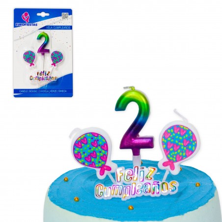 Candela buon compleanno sfumature nº 2