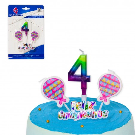 Candela buon compleanno sfumature nº 4