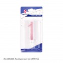 Candela glitter rosa 1
