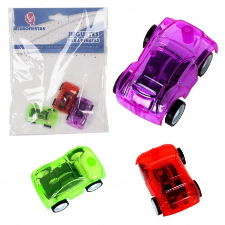 Giocattoli per auto pinata trasparenti