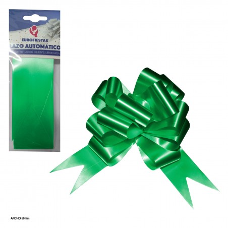 Fiocco deco.autom.5cm liscio verde