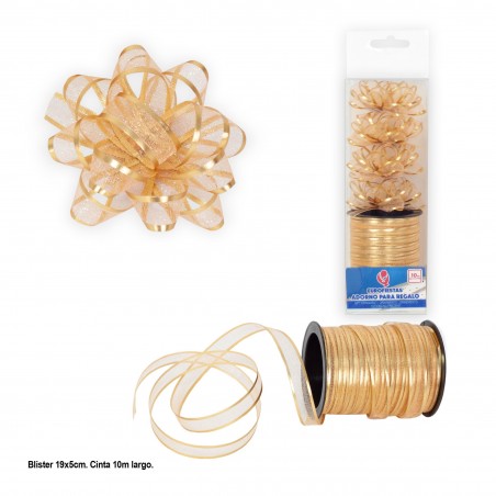 Rullo 10m nastro 1cm oro