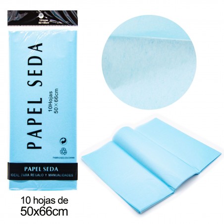 Carta velina azzurra