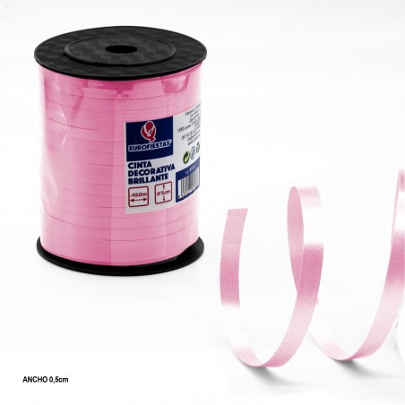 Nastro passante rotolo 5mm 450m rosa