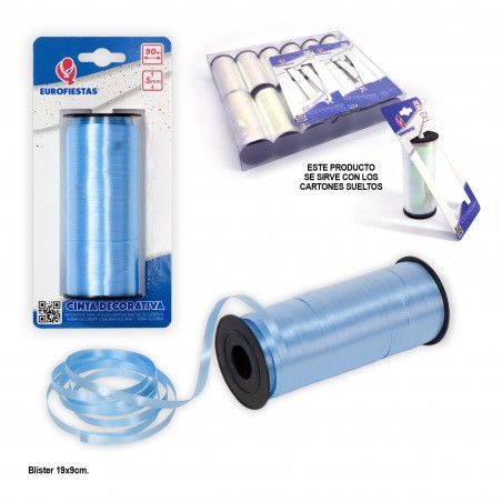 Rotolo di nastro 100m 5mm blu