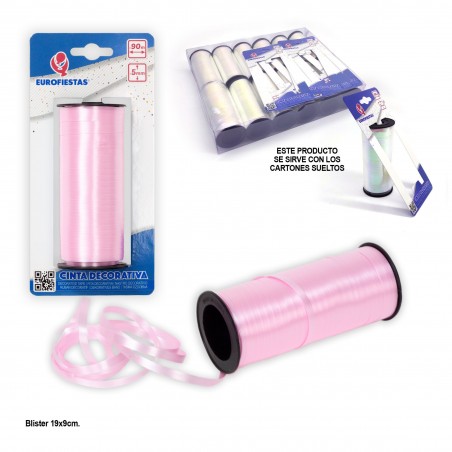 Nastro a rullo 100m 5mm rosa