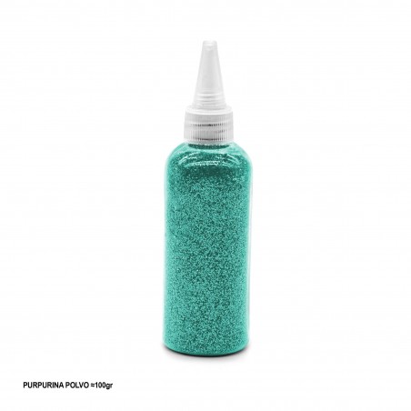 Polvere glitter 100g turchese