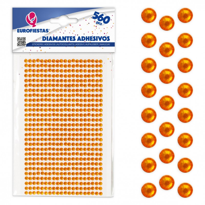 560 diamanti adesivi piccoli oro