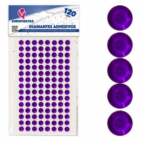 120 gr di diamanti appiccicosi viola