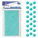 560 perline adesive piccole blu