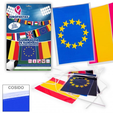 Ghirlanda di bandiere dell euro