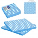 Tovaglioli di carta a pois blu 12