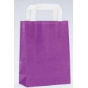 Borsa di carta kraft viola