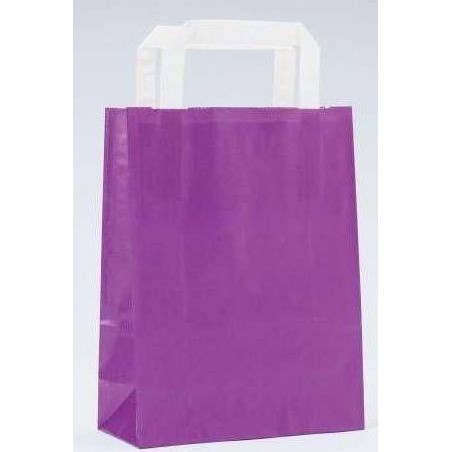 Borsa di carta kraft viola