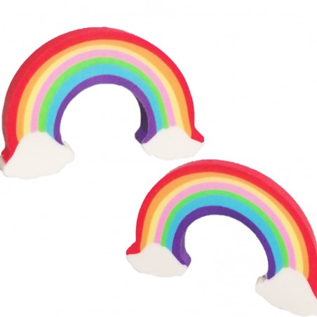 36 Gomme Da Cancellare Arcobaleno Tenare – Carine, Colorate, Originali – 3,5 X 2,2 Cm – Per Scuola, Ufficio E Feste