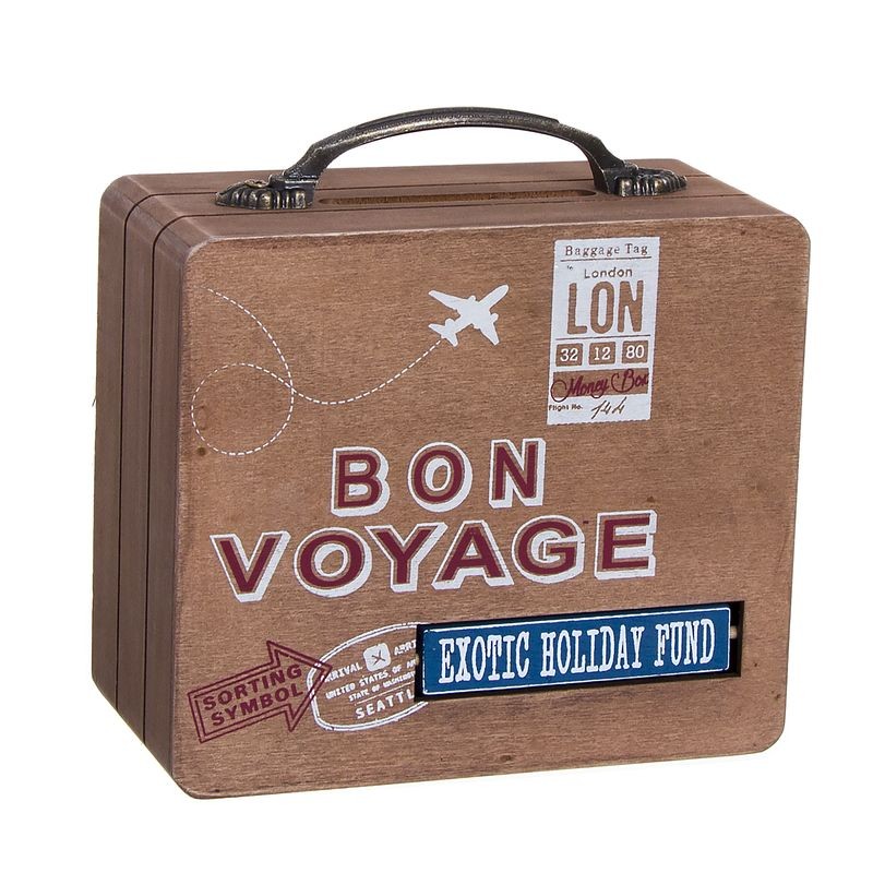 Salvadanaio A Forma Di Valigia Bon Voyage Salvadanaio A Forma Di Valigia Bon Voyage
