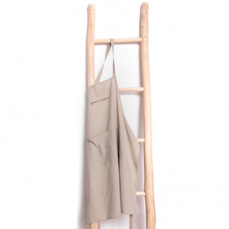 Grembiule da cucina beige