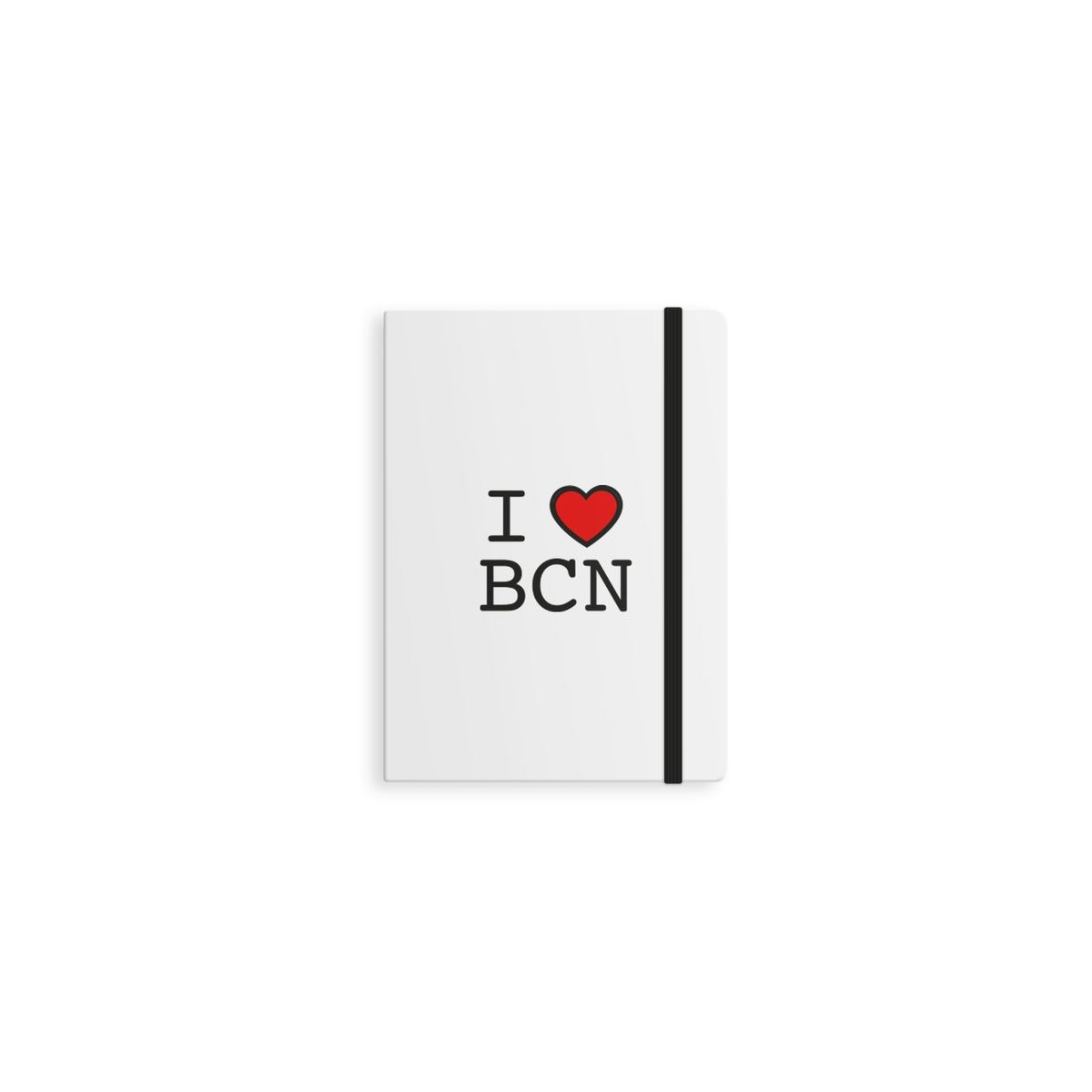 Quaderno con elastico m i love bcn