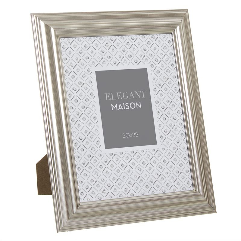 Portafoto ps 20x25 silver maison