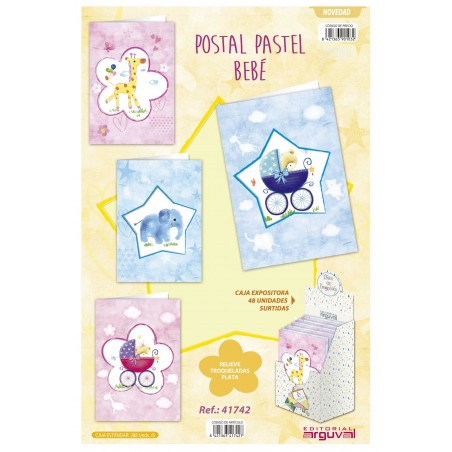 Cartolina pastello bambino