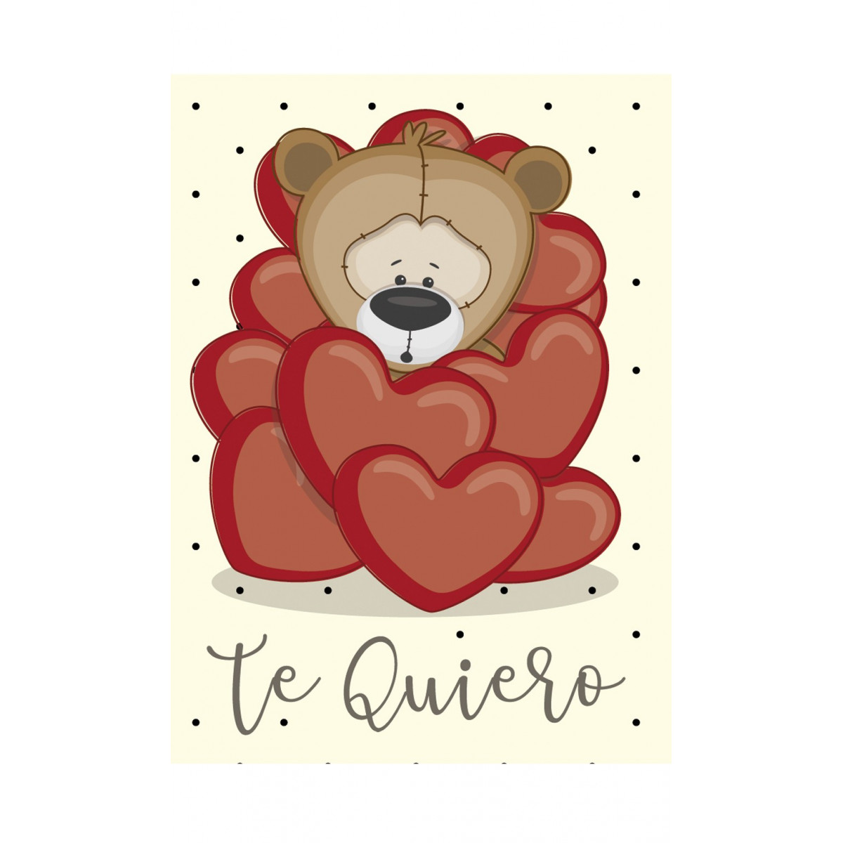 Carta osito ti voglio mini