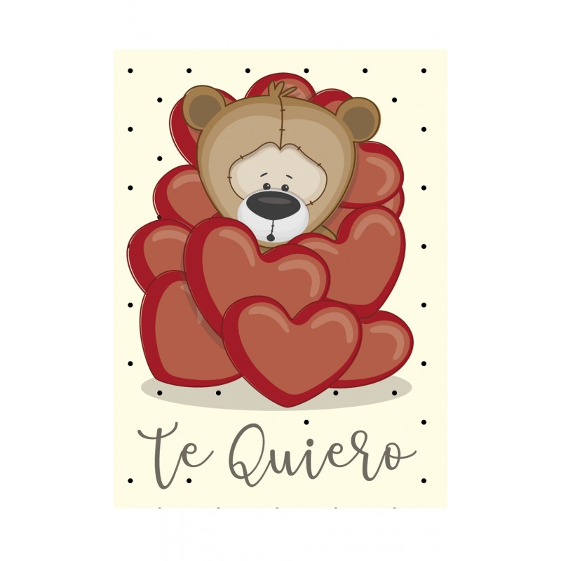 Carta osito ti voglio mini