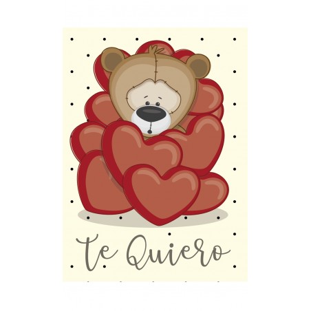 Carta osito ti voglio mini