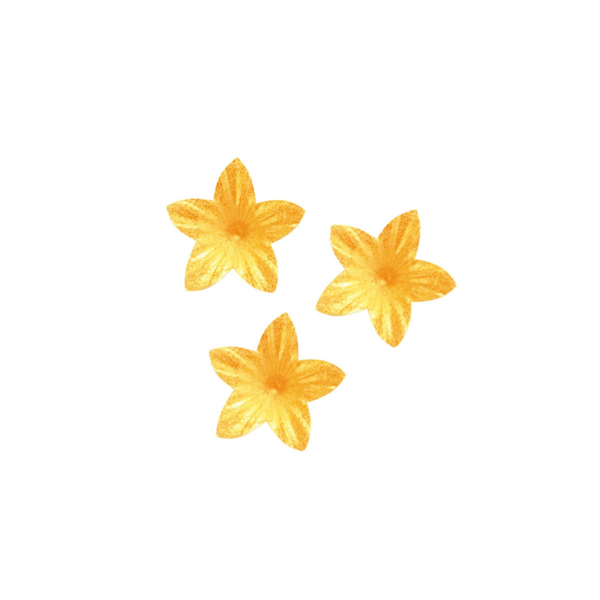 Fiori di ostia commestibili di colore giallo