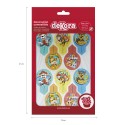 Blister 20 dekorapin ostia Paw Patrol 6 5x4cm