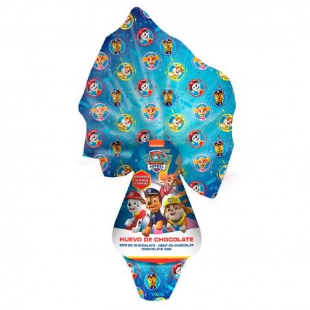 Uovo Di Pasqua Al Cioccolato Con Sorprese Paw Patrol 120gr