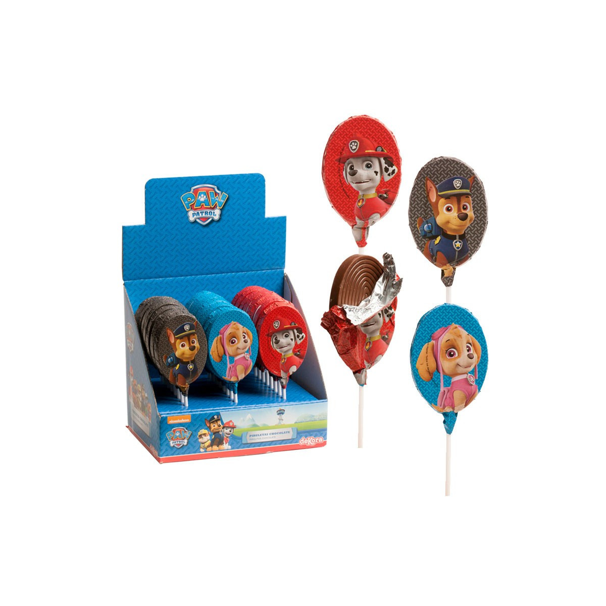 Piruleta cioccolato pattuglia canina
