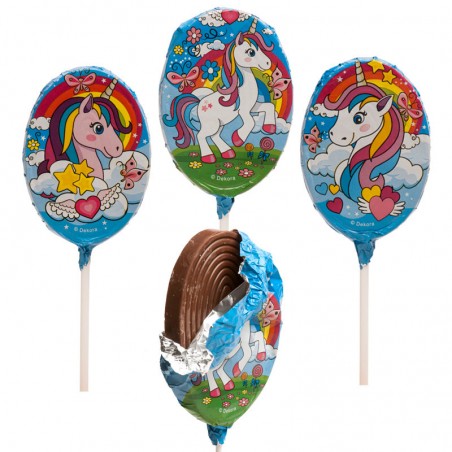 Piruleta cioccolato unicorno 30 gr