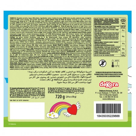 Piruleta cioccolato unicorno 30 gr