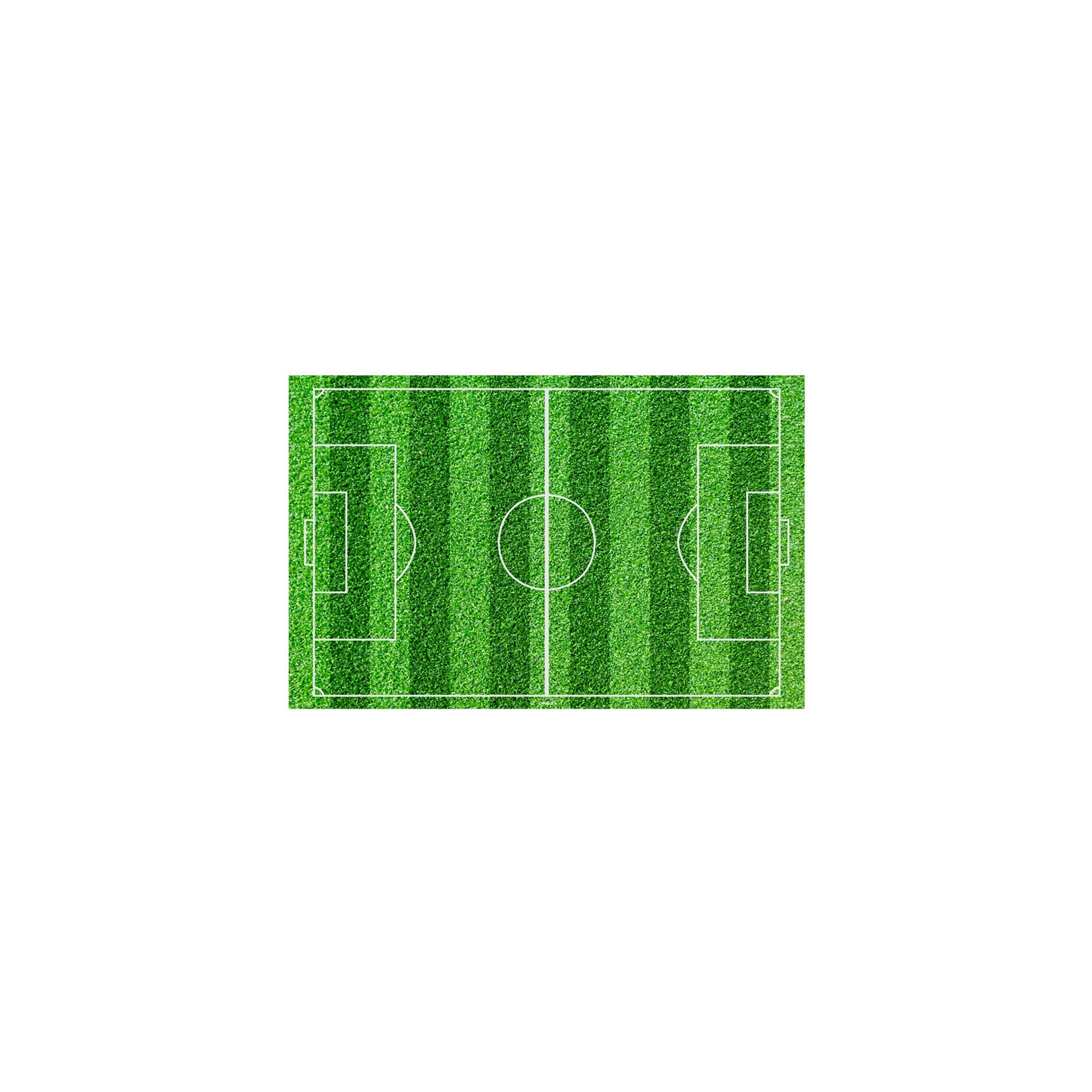 Foglietto Commestibile per Torte con Design di Campo da Calcio