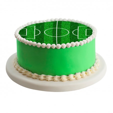 Disco commestibile soccer cake 16cm zero azf