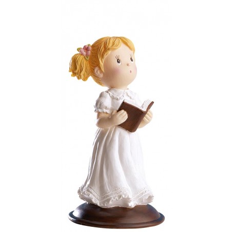 Bambina comunione con bibbia 13 50cm