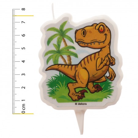 Candela di compleanno dinosauro 2D