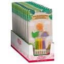 Candele di compleanno a forma di dinosauro 2D - Set di candele per bambini