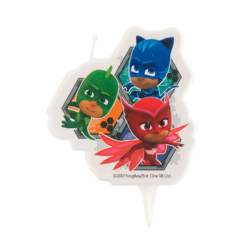 Candela di Compleanno PJ Masks – Ideale per Feste Infantili