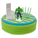Kit in pvc hulk per decorare torte