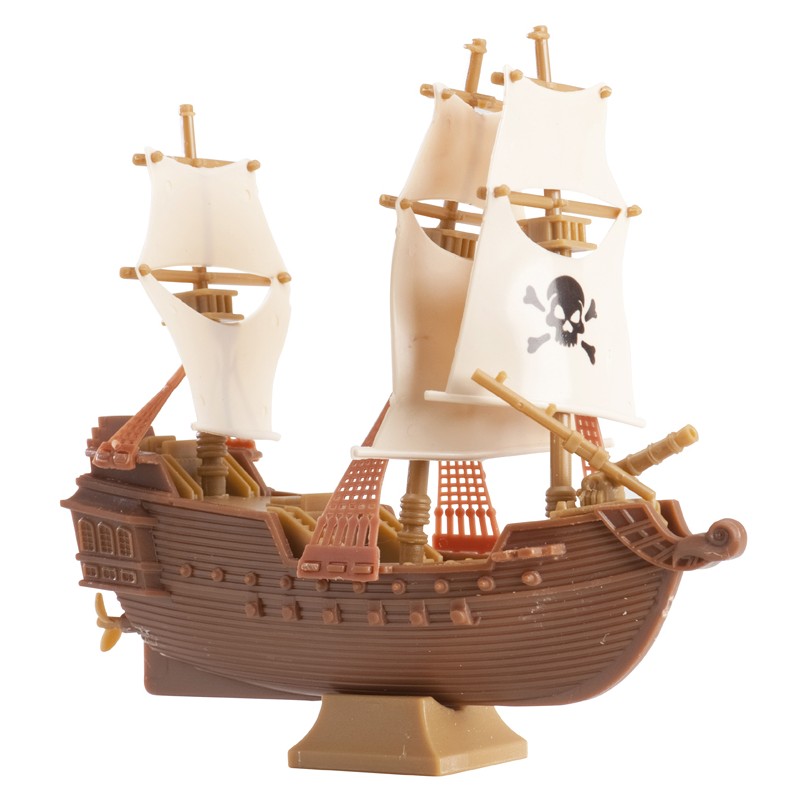 Barca pirata per decorazione di torte
