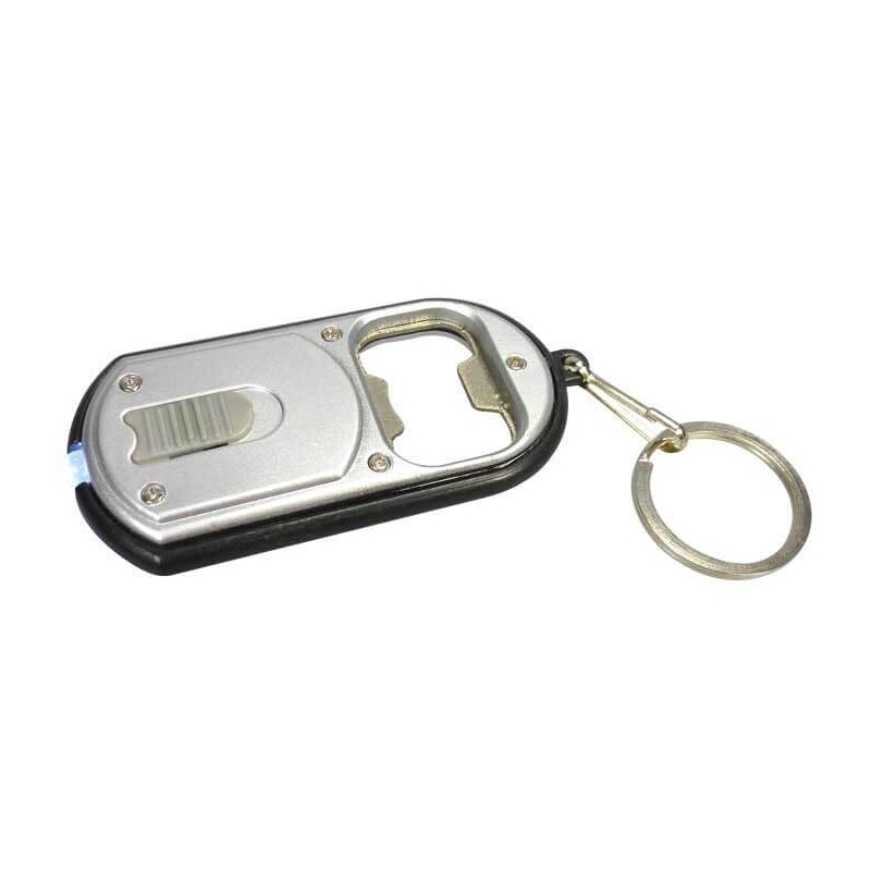 Portachiavi apribottiglie torcia elettrica