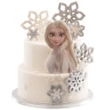 Oblea torta silhouette Frozen