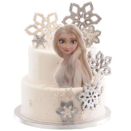 Oblea torta silhouette Frozen